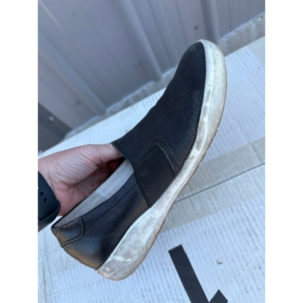 Josef Seibel Mens Black Leather Textured Slip On Sneakers 23962 Size 38 - Picture 6 of 7